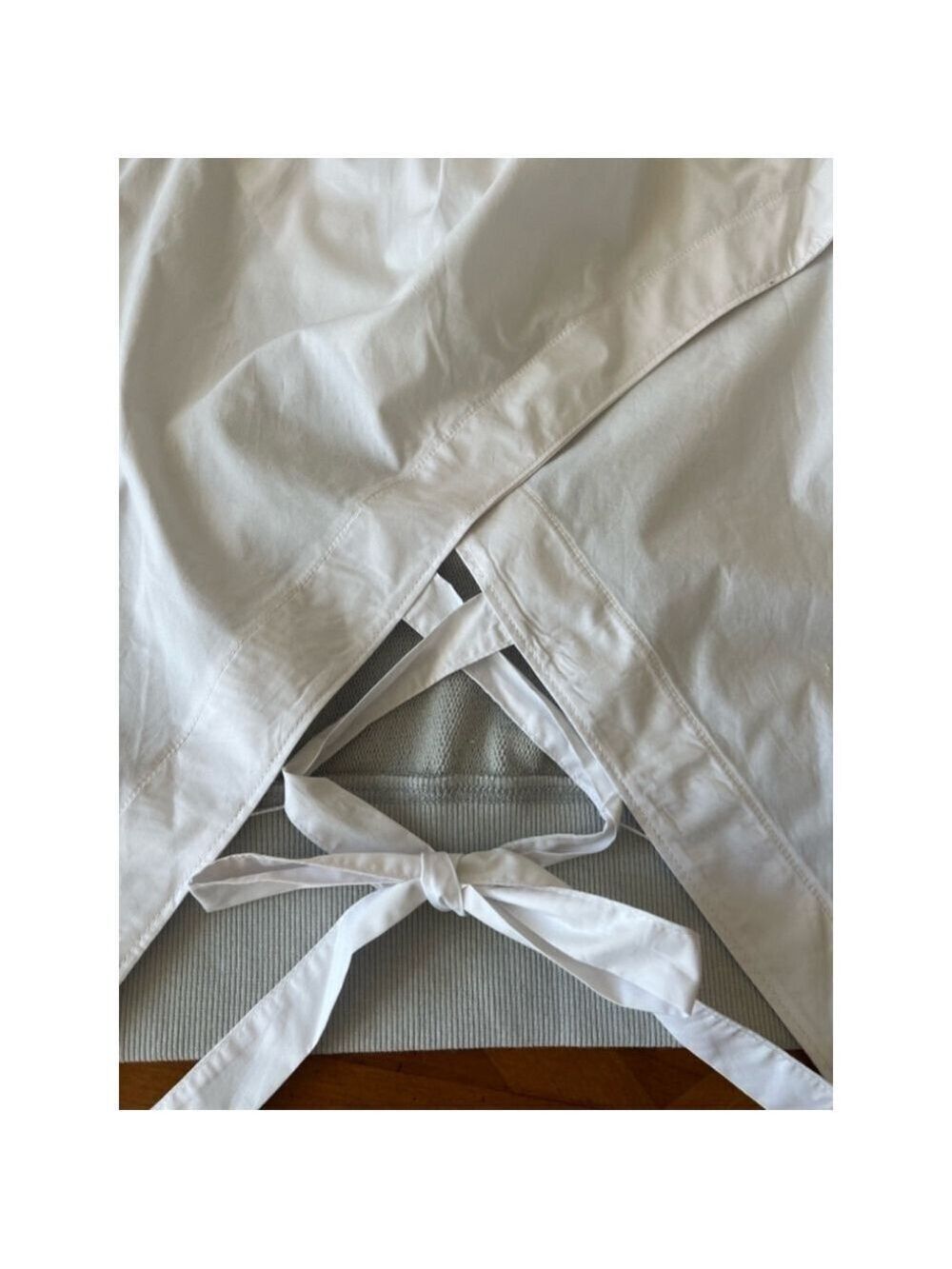 NWT Women's Thakoon Tie Back Sweatshirt L Pale Gray
